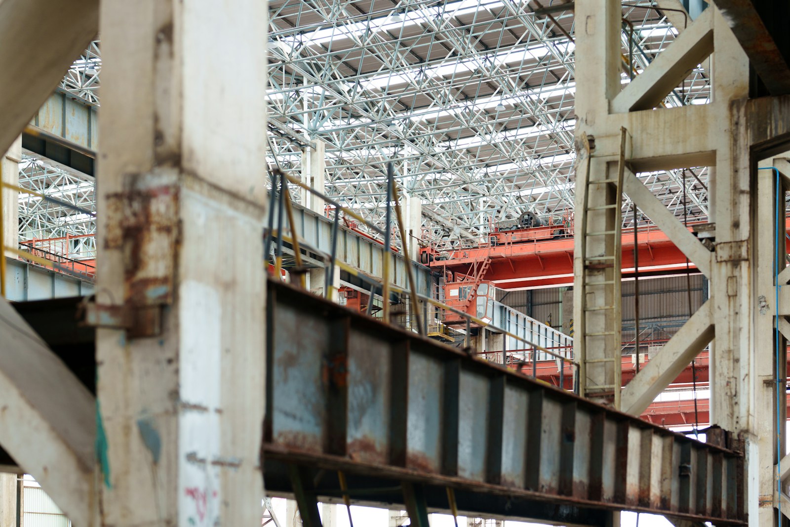 Carroponte industriale sottoposto a controlli e verifiche periodiche Art. 71
